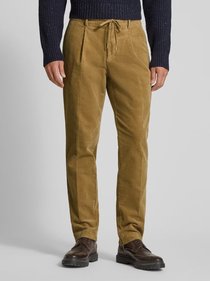 Selected Regular Fit Cordhose aus Baumwoll-Mix Modell 'LEROY' Beige 4