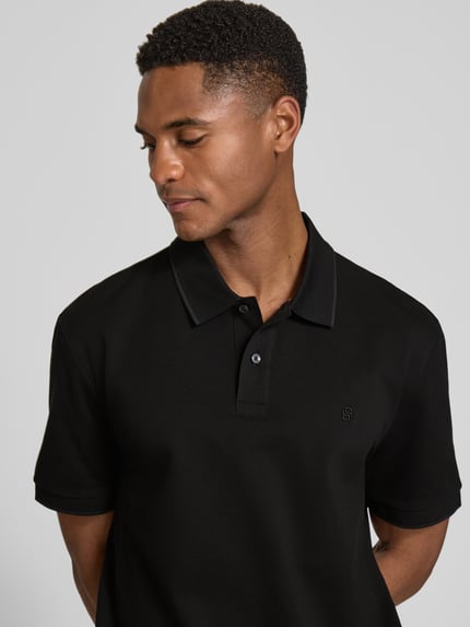 BOSS Regular Fit Poloshirt aus reiner Baumwolle Modell 'C-PARRIS' Black 3