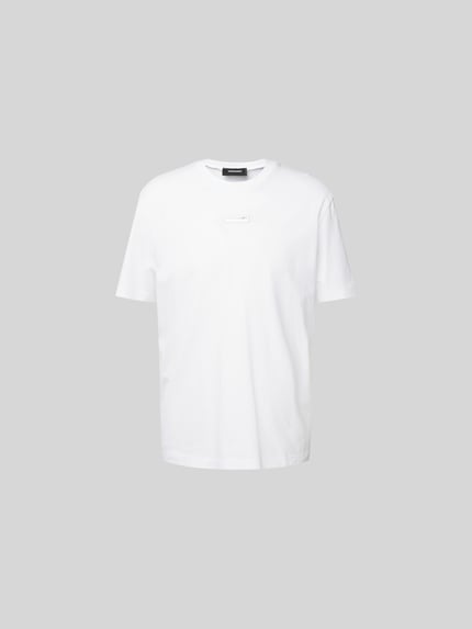 Dsquared2 t-shirt o kroju regular fit z czystej bawełny Biały 2