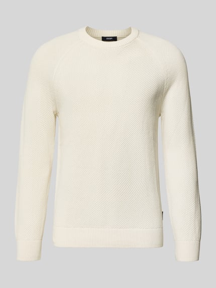 modern fit pullover van 100% katoen model 'Nadion' Shop The Look MANNEQUINE