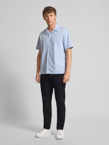 Tommy Hilfiger Relaxed Fit Hose aus Baumwoll-Mix Black 1
