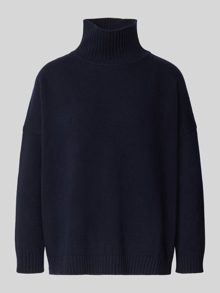Loose fit pullover van pure wol model 'BORGIA' Shop The Look MANNEQUINE