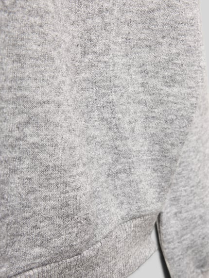 Garcia Sweter ze stójką Średnioszary melanż 2