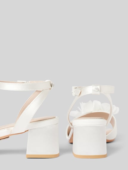 BUFFALO LONDON Sandalette mit Blockabsatz Modell 'LUCY ROSE' Offwhite 2
