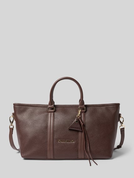 Valentino Bags shopper met afneembare schouderband model 'MAURY' Donkerbruin - 1