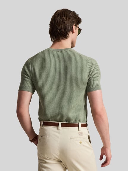 Polo Ralph Lauren Regular Fit T-Shirt aus reiner Baumwolle ' Hellgruen 5