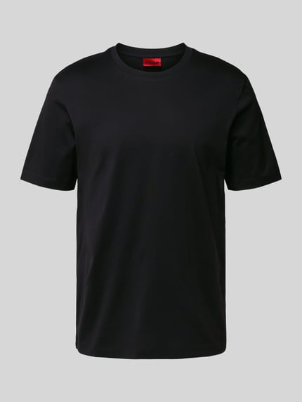 HUGO Regular Fit T-Shirt aus reiner Baumwolle Modell 'DIMERSTEE' Black 2