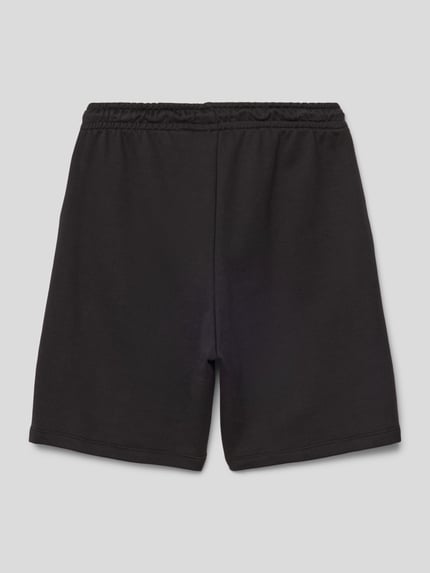 Calvin Klein Jeans Relaxed Fit Bermudas mit Label-Print Modell 'MAXI' Black 3