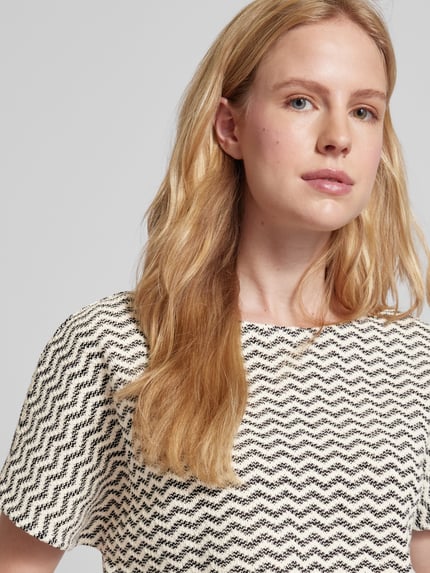 someday. T-Shirt mit Strukturmuster Black 3