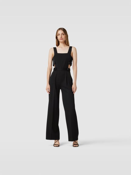 ba&sh Jumpsuit mit Zierknöpfen Black 4