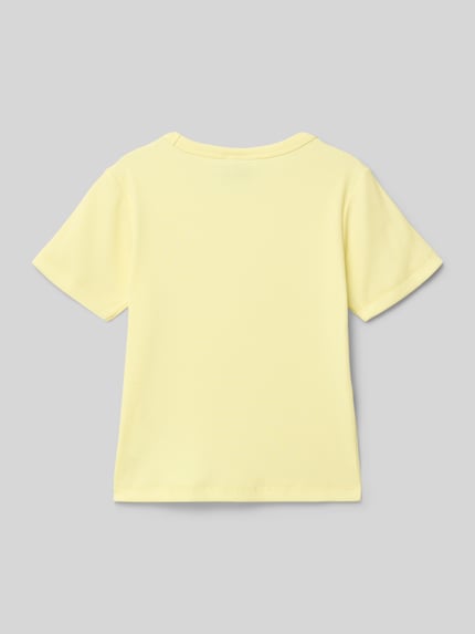 Champion Regular Fit T-Shirt mit Logo-Stitching Hellgelb 3