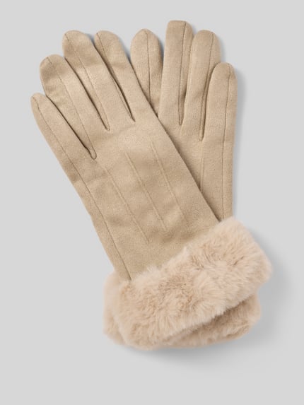 EEM Handschuhe mit Touchscreen-Funktion Beige 1