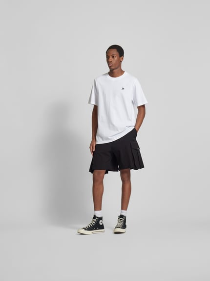 Dsquared2 Szorty cargo z detal z logo Czarny 1