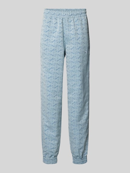 PUMA Performance Sweatpants mit Allover-Muster Hellblau 2
