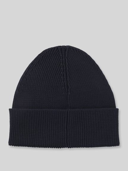HUGO Beanie mit dezentem Logo-Detail Modell 'Xential' Marine 2