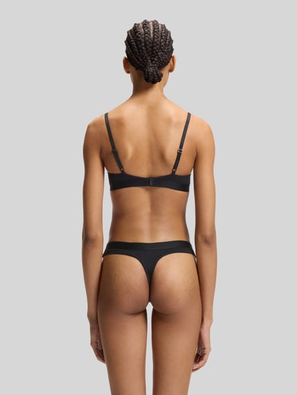 HUGO String met logodetail 'HUGO HEART THONG' Zwart - 4