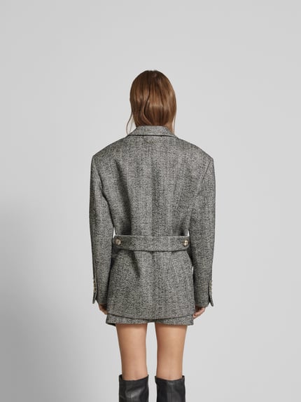 Rabanne Blazer van wolmix Middengrijs - 5