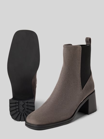 Marc Cain Bags & Shoes Stiefeletten mit Blockabsatz Hellgrau 4