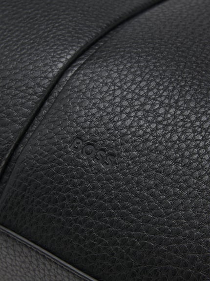 BOSS Shopper aus echtem Leder mit Logo-Prägung Modell 'CLARICE TOTE' Black 5