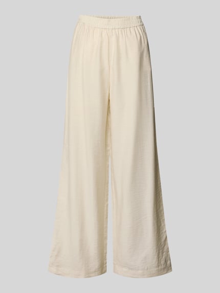 MSCH Copenhagen High Waist Stoffhose mit Leinen-Anteil Modell 'DISA' Sand 2