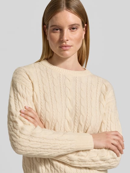 VERO MODA Pullover Modell 'VMSEQUOIA' Ecru 3