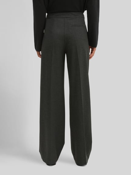 Marc O'Polo Regular Fit Stoffhose mit Bundfalten Anthrazit Melange 5