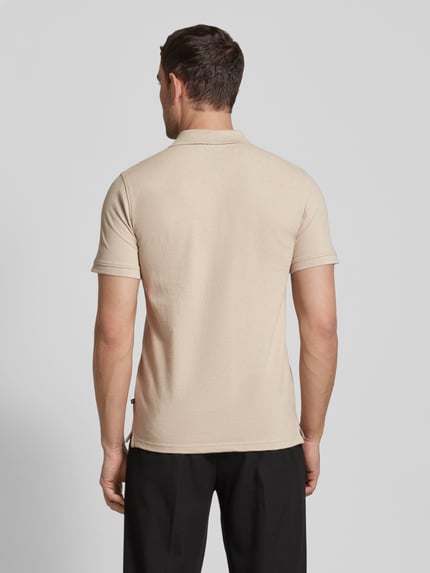 Matinique Koszulka polo o kroju regular fit z krótką listwą guzikową model ‘poleo’ Beżowy 5