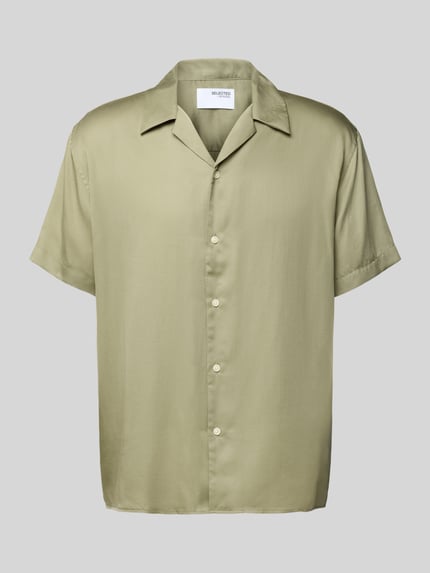 Selected Relaxed Fit Freizeithemd aus Lyocell Hellgruen 2