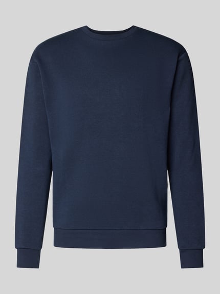 JACK & JONES Bluza z okrągłym dekoltem model ‘BRADLEY’ Ciemnoniebieski 2