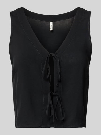 ONLY Relaxed Fit Blusentop aus reiner Viskose Modell 'NOVA LIFE' Black 2