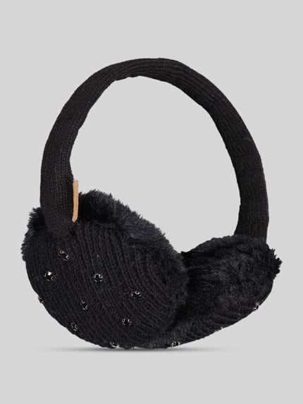 Barts Ohrenwärmer mit Strasssteinbesatz Modell 'Glitzzers' Black 1