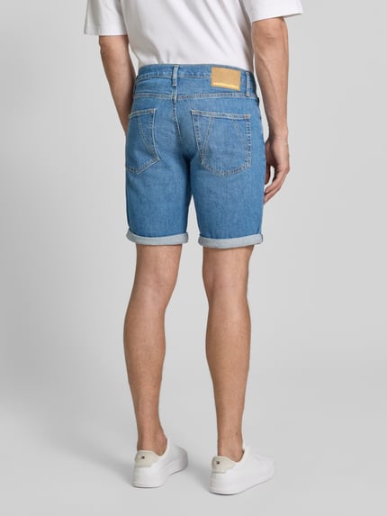 ARMEDANGELS slim fit korte jeans van katoenmix model 'NAAILO' Jeansblauw - 5