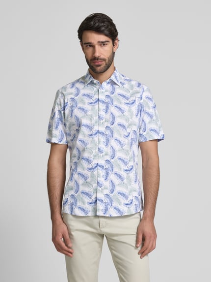 Jake*s Casual Fit Business-Hemd mit Kentkragen Weiss 4