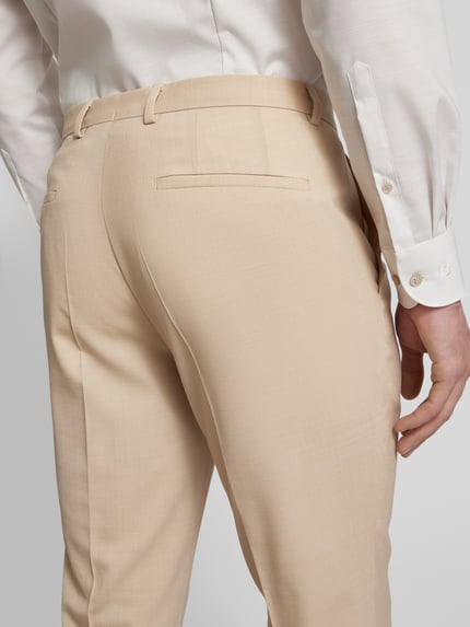 HUGO Pak met reverskraag, model 'Arti/Hesten' Beige - 7