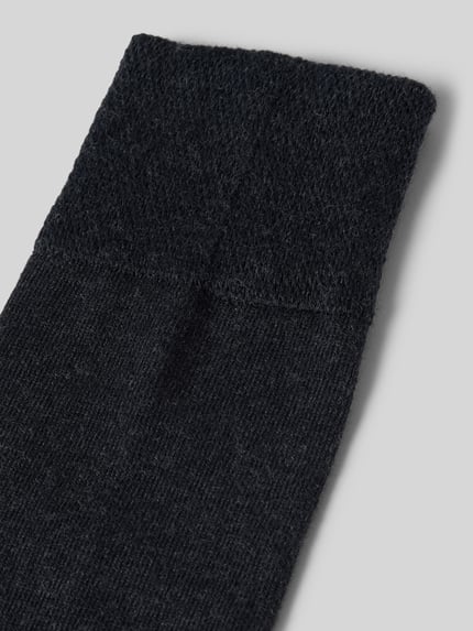FALKE Socken im unifarbenen Design Modell 'Sens. London' Anthrazit Melange 2