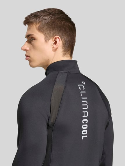 adidas Training bluzka z długim rękawem Sport o kroju slim fit z nadruk z logo model 'TECH' Czarny 2
