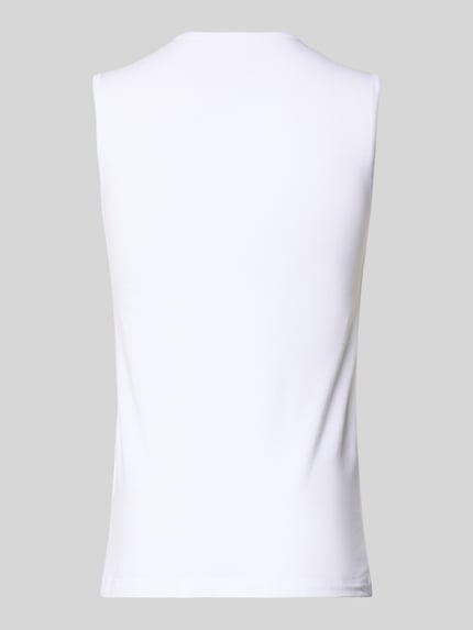 Produktfoto, Slim Fit Top aus katoenmix in wit, set van 2, ronde hals, elastisch materiaal, heren Top van Schiesser