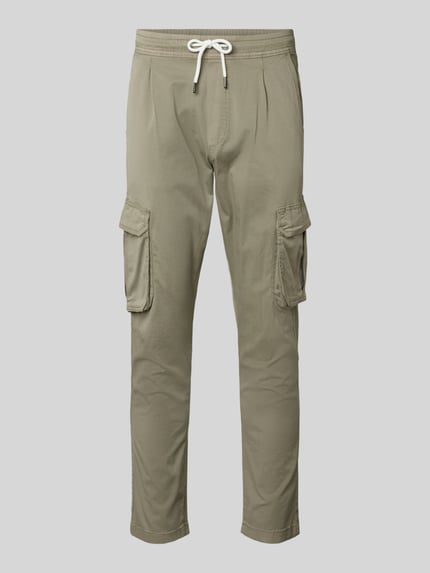 Lindbergh Cargohose mit elastischem Bund Khaki 2