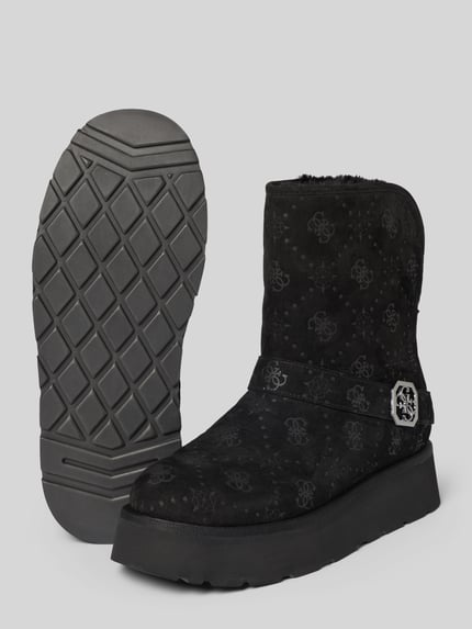 GUESS Boots mit Label-Details Modell 'DOLSAY' Black 4