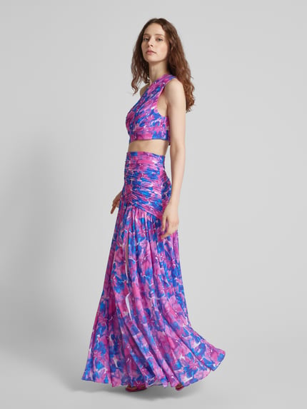 ADLYSH Abendkleid mit Cut Out Blau 1