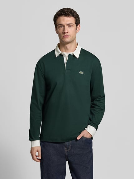 Lacoste Poloshirt mit Kontrastkragen Bottle 4