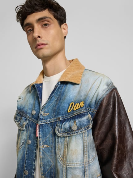 Dsquared2 Kurtka jeansowa z czystej bawełny Niebieski 3
