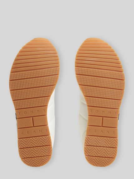 Tommy Jeans sneakersy z taśmą z logo Écru 4