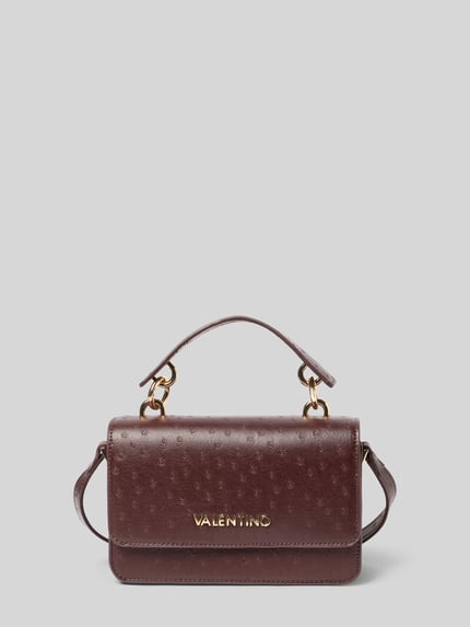 Valentino Bags Umhängetasche mit Logo-Schriftzug Mittelbraun 1