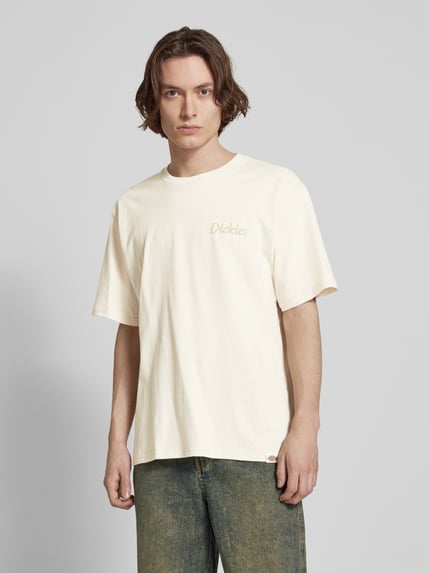 Dickies T-Shirt mit Label-Print Modell 'COMPANION SCRIPT' Offwhite 4