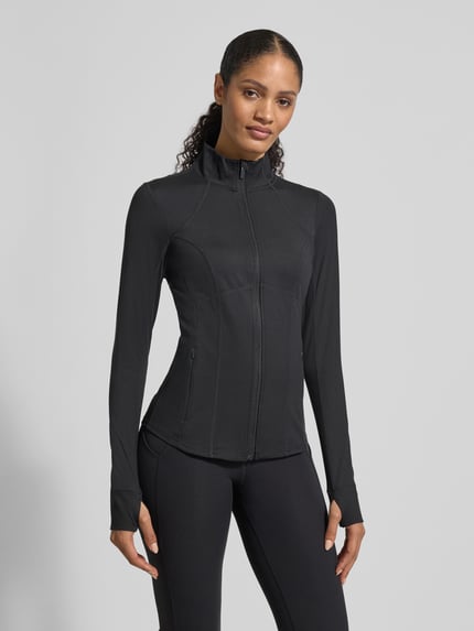 Fabletics Kurtka w kroju slim fit ze stójką model 'Storm' Czarny 4