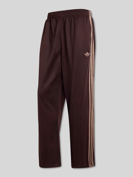 adidas Originals Loose Fit Sweathose aus Baumwoll-Mix mit Logo-Stitching Dunkelbraun 2