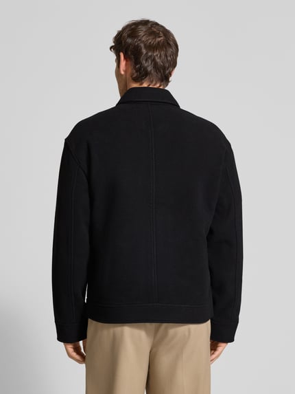 Jake*s Studio Men Regular Fit Jacke mit Woll-Anteil Black 5