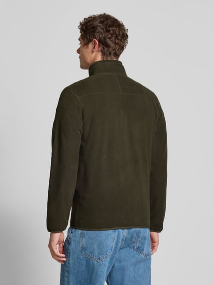 Superdry Kurtka z polaru ze stójką Oliwkowy 5