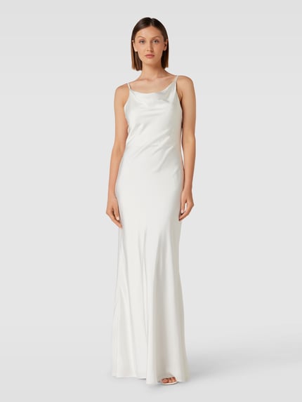 Mascara Brautkleid mit Wasserfall-Ausschnitt Offwhite 4
